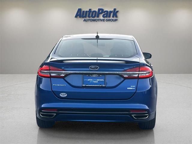 Photo of 2017 Lightning Blue Ford Fusion