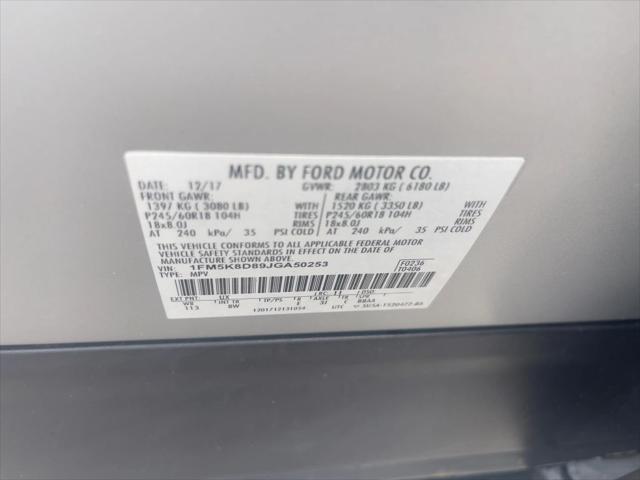 Photo of 2018 Ingot Silver Metallic Ford Explorer