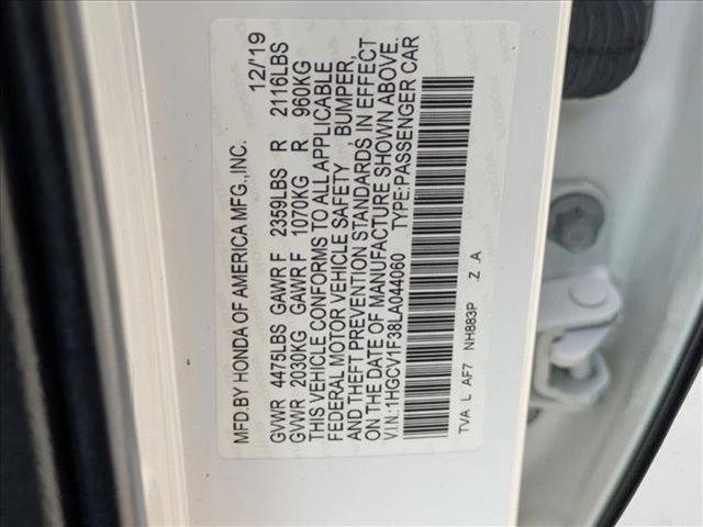 Photo of 2020 Platinum White Pearl Honda Accord