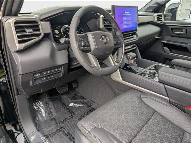 Photo of 2025 Midnight Black Metallic Toyota Tundra Hybrid
