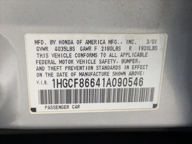 Photo of 2001 Satin Silver Metal Honda Accord