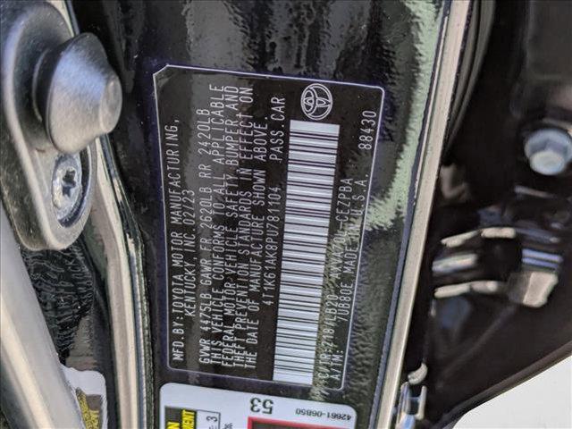 Photo of 2023 Midnight Black Metallic Toyota Camry