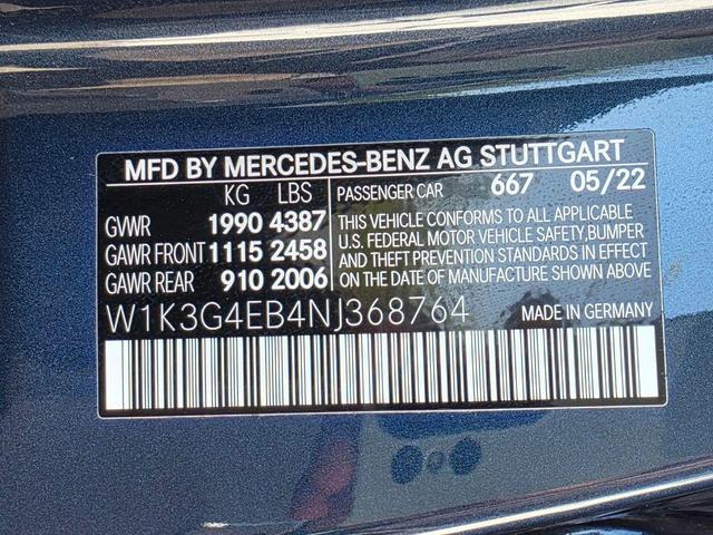 Photo of 2022 Denim Blue Metallic Mercedes-Benz A-Class