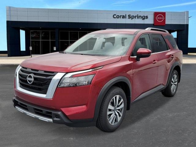 Photo of 2025 Scarlet Ember Nissan Pathfinder