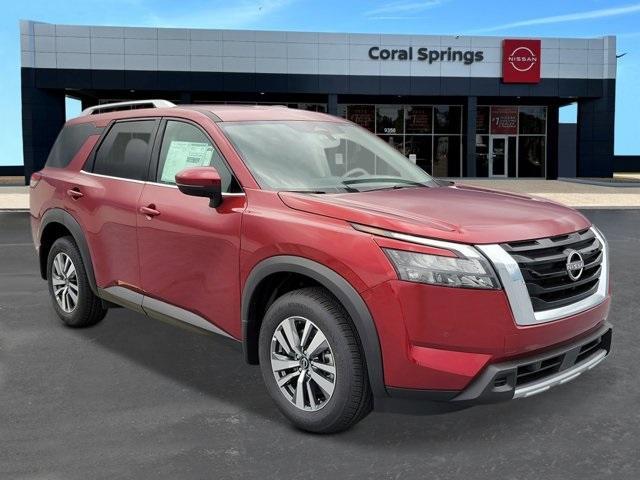 Photo of 2025 Scarlet Ember Nissan Pathfinder