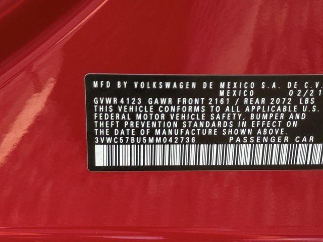 Photo of 2021 Tornado Red Volkswagen Jetta