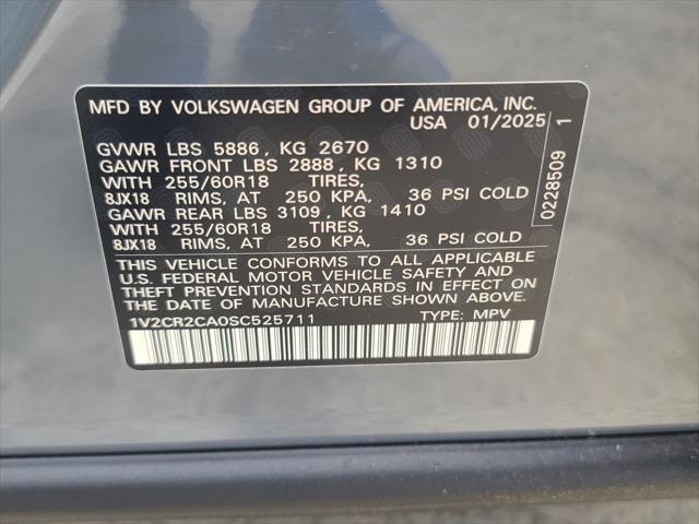 Photo of 2025 Pure Gray Volkswagen Atlas