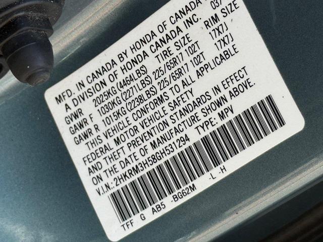 Photo of 2016 Mountain Air Metallic Honda CR-V