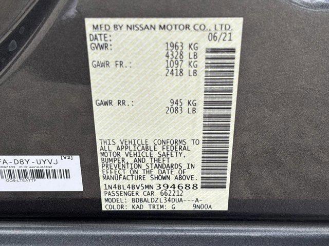 Photo of 2021 Gun Metallic Nissan Altima