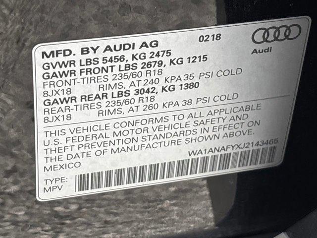 Photo of 2018 Brilliant Black Audi Q5