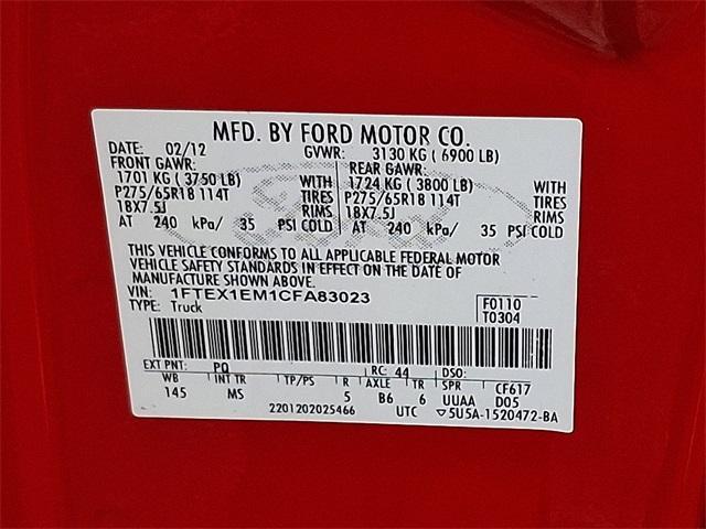 Photo of 2012 Race Red Ford F-150