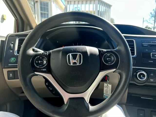 Photo of 2015 Burgundy Honda Civic
