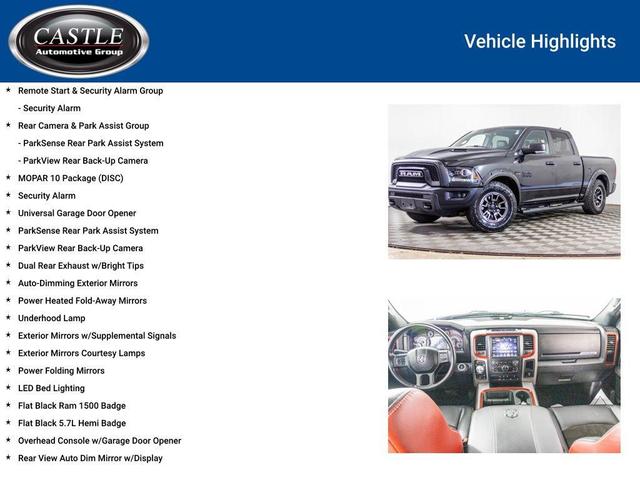 Photo of 2016 Brilliant Black Crystal Pearlcoat RAM 1500