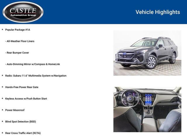 Photo of 2025 Crystal Black Silica Subaru Outback