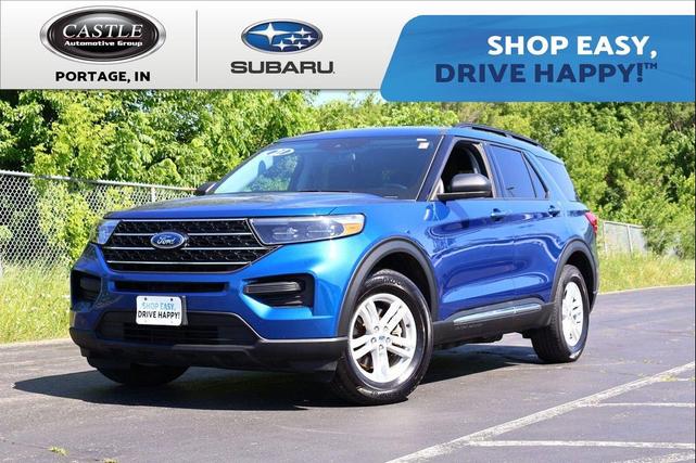 Photo of 2021 Atlas Blue Metallic Ford Explorer