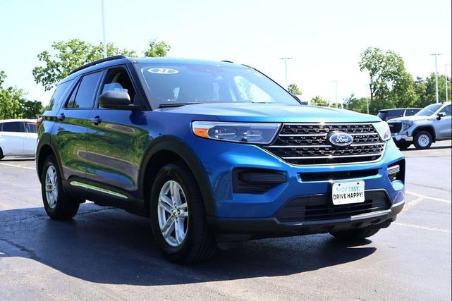 Photo of 2021 Atlas Blue Metallic Ford Explorer