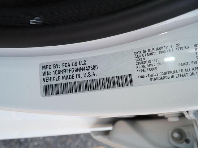 Photo of 2022 Bright White Clearcoat RAM 1500