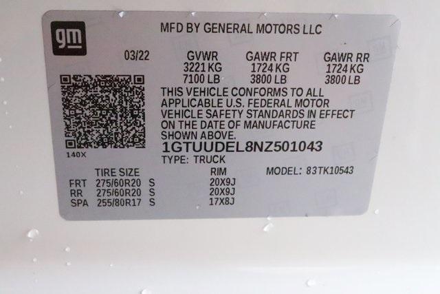 Photo of 2022 White Frost Tri-Coat GMC Sierra 1500