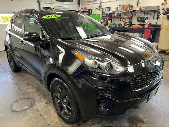 Photo of 2022 Black Cherry Kia Sportage