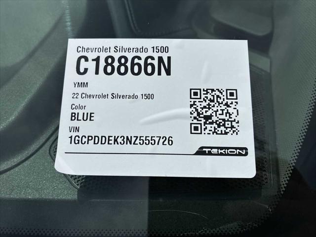 Photo of 2022 Glacier Blue Metallic Chevrolet Silverado 1500