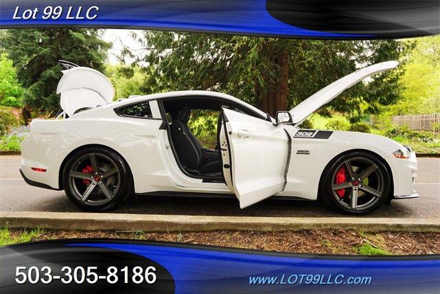 Photo of 2018 White Leather Ford Mustang