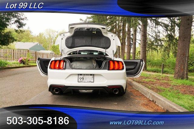 Photo of 2018 White Leather Ford Mustang