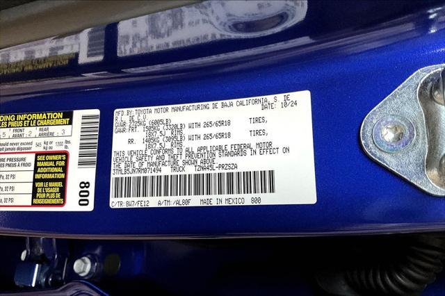 Photo of 2024 Blue Crush Metallic Toyota Tacoma