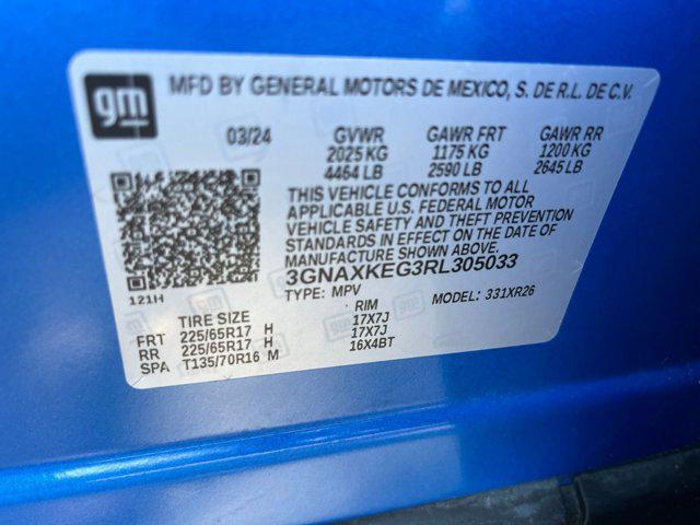 Photo of 2024 Riptide Blue Metallic Chevrolet Equinox