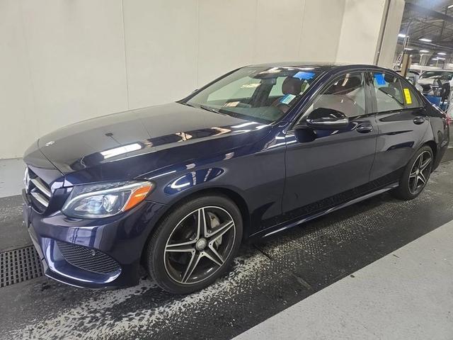 Photo of 2016 Blue Mercedes-Benz C-Class
