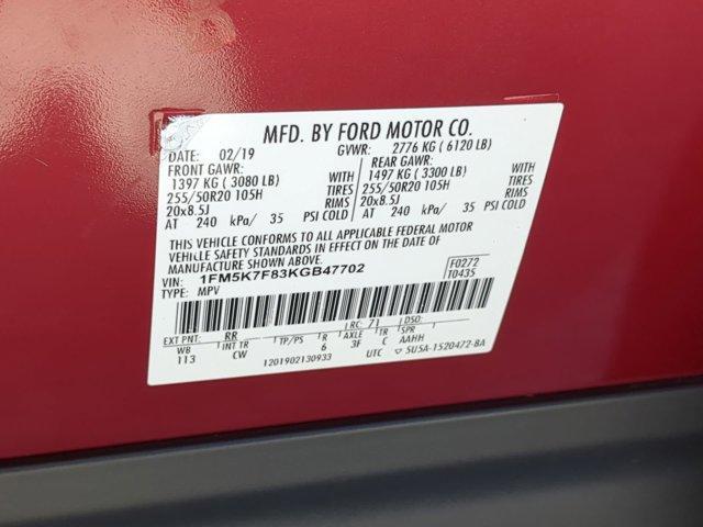 Photo of 2019 Ruby Red Metallic Tinted Clearcoat Ford Explorer