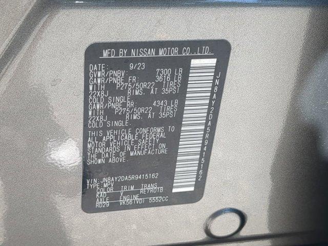 Photo of 2024 Gun Metallic Nissan Armada