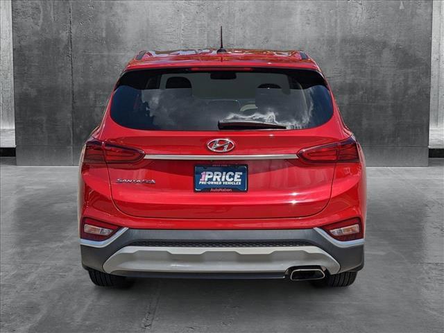 Photo of 2020 Calypso Red Hyundai SANTA FE