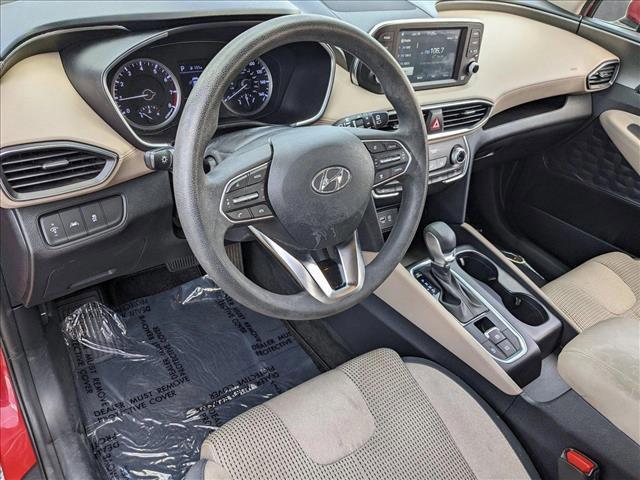 Photo of 2020 Calypso Red Hyundai SANTA FE