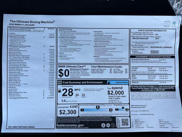 Photo of 2025 Jet Black BMW X1