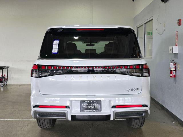 Photo of 2025 Radiant White INFINITI QX80