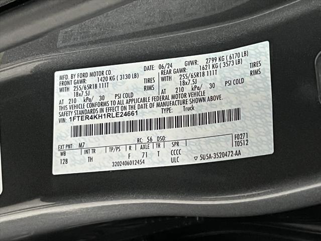 Photo of 2024 Carbonized Gray Metallic Ford Ranger