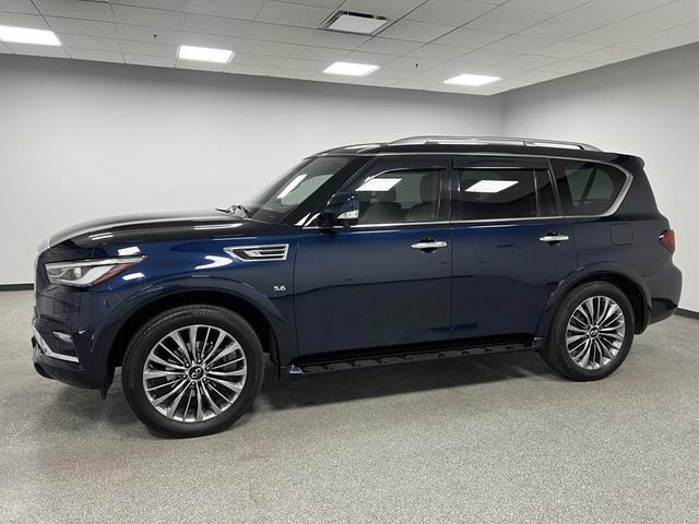 Photo of 2018 Hermosa Blue INFINITI QX80
