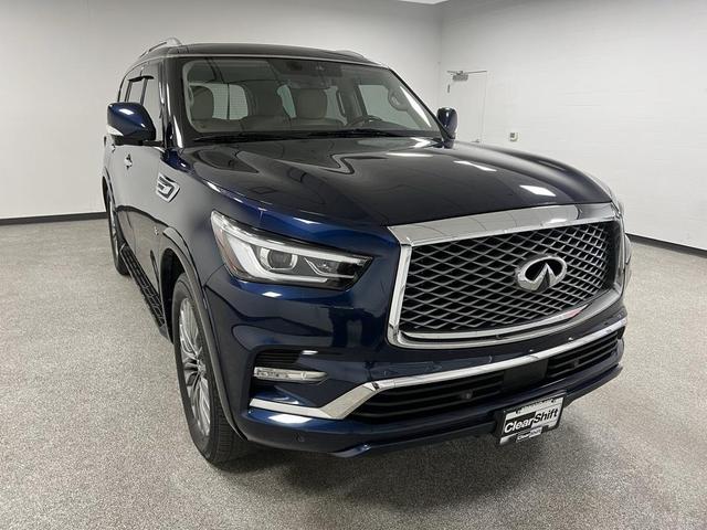 Photo of 2018 Hermosa Blue INFINITI QX80