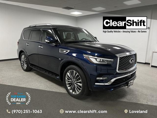 Photo of 2018 Hermosa Blue INFINITI QX80