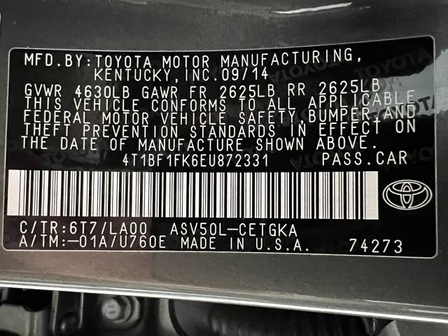 Photo of 2014 Cypress Pearl Toyota Camry