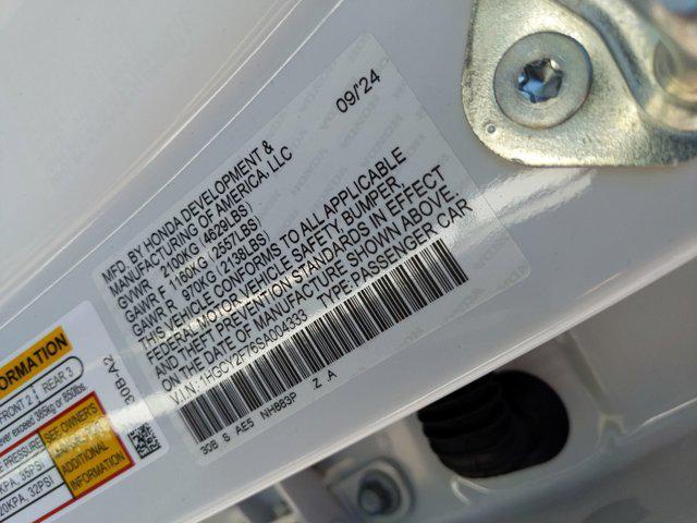Photo of 2025 Platinum White Honda Accord Hybrid