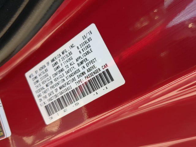 Photo of 2016 San Marino Red Honda Accord