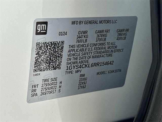 Photo of 2024 Crystal White Tricoat Cadillac Escalade