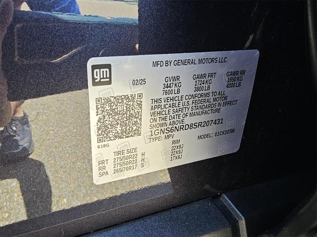 Photo of 2025 Dark Ash Metallic Chevrolet Tahoe
