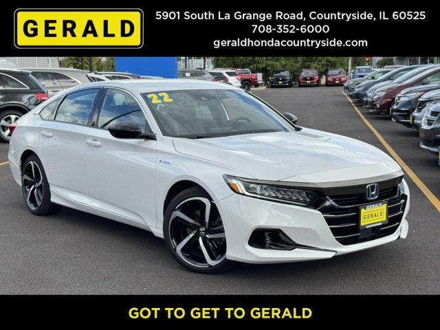 Photo of 2022 White Honda Accord Hybrid