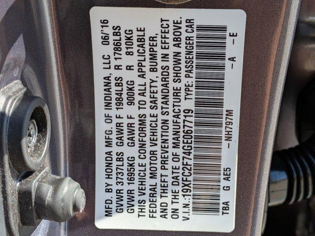 Photo of 2016 Modern Steel Metallic Honda Civic