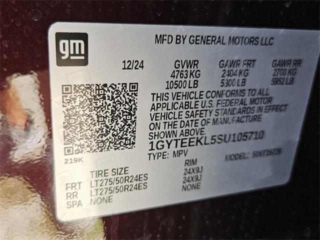 Photo of 2025 Black Cherry Cadillac Escalade IQ