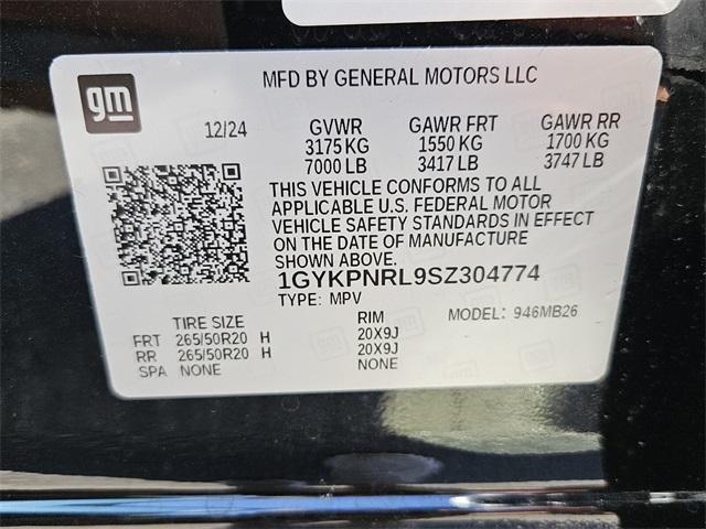 Photo of 2025 Stellar Black Metallic Cadillac LYRIQ