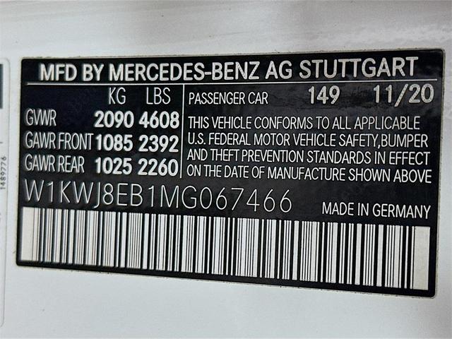Photo of 2021 Polar White Mercedes-Benz C-Class