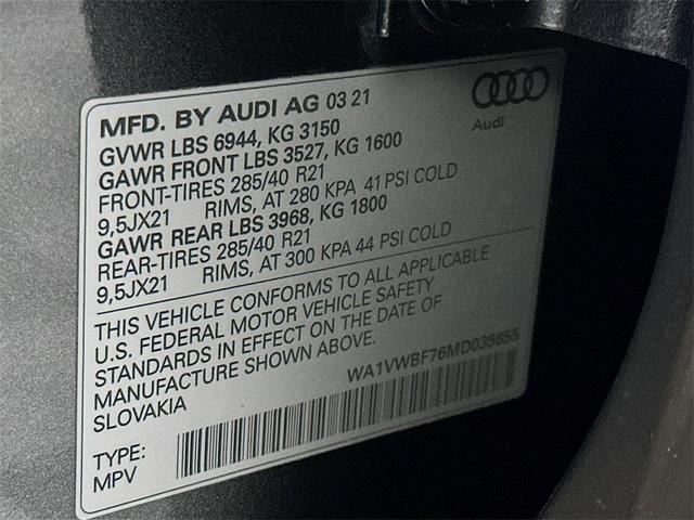 Photo of 2021 Daytona Gray Pearl Effect Audi SQ7